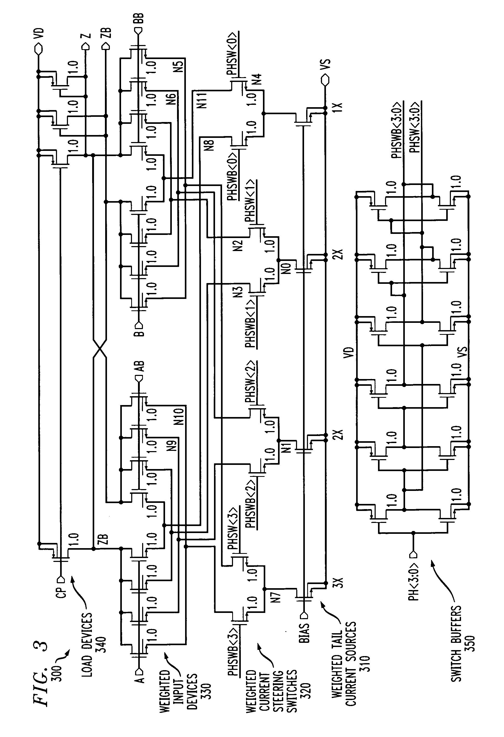 Methods and apparatus for improved phase switching and linearity in an analog phase interpolator