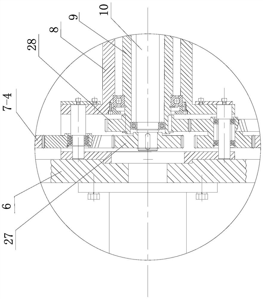 Reel unwinding and printing printing without serial axis fixed unit