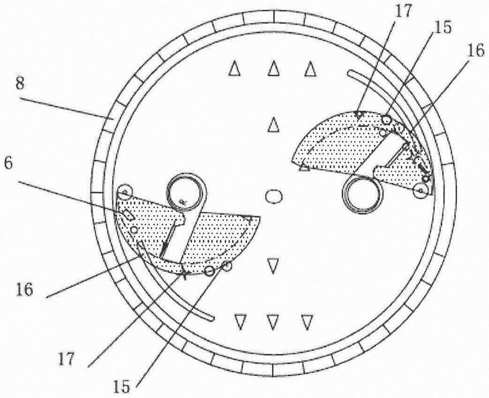 Grinding disc capable of preventing grinding tool bit from being clamped for food waste disposer