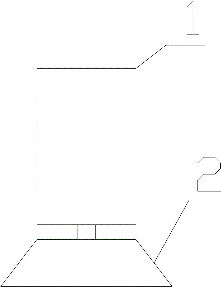 A rock sample crack drawing device and drawing method