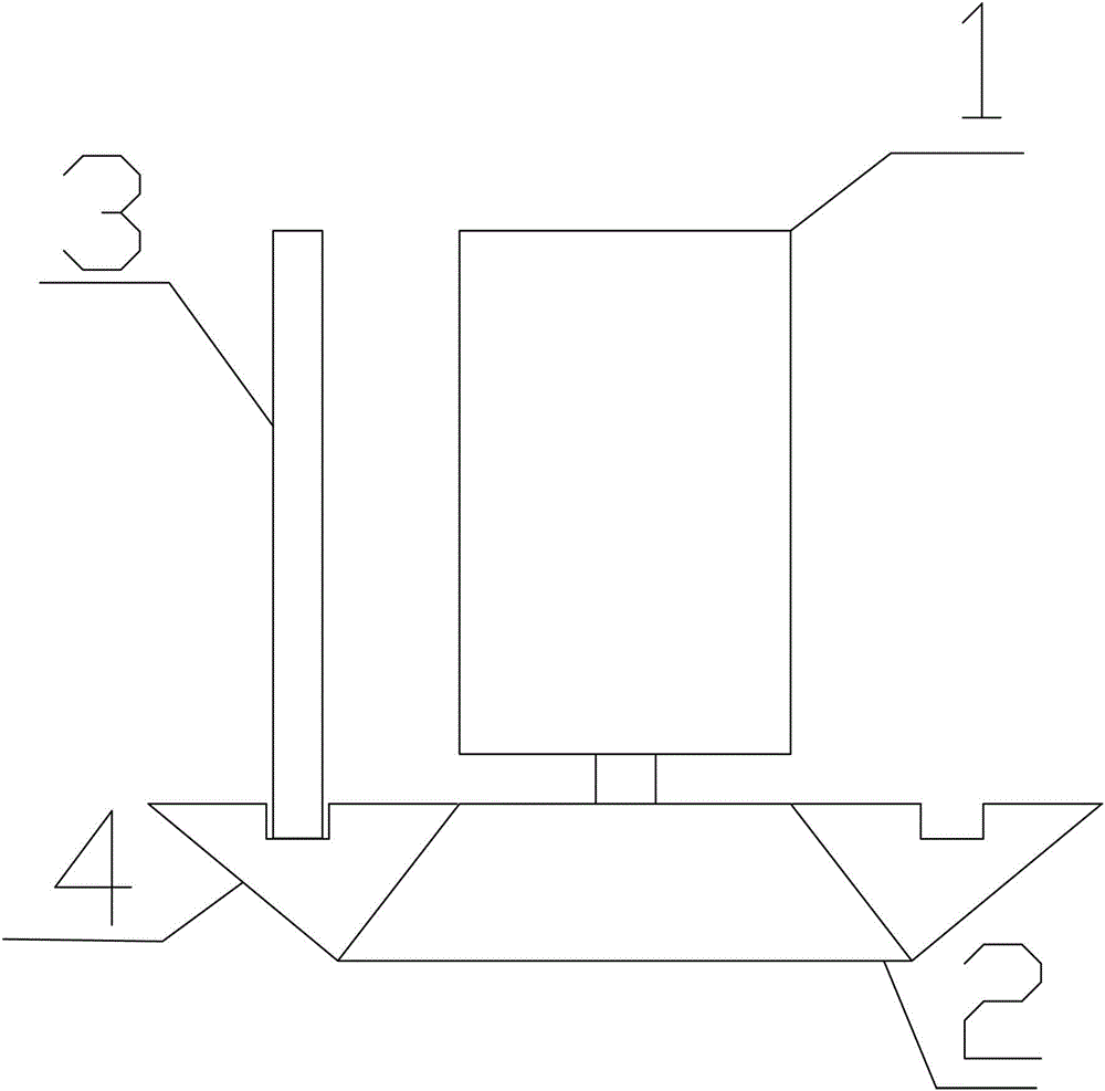 A rock sample crack drawing device and drawing method