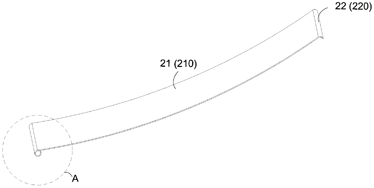 Ageing rack and ageing method of thermosensitive film