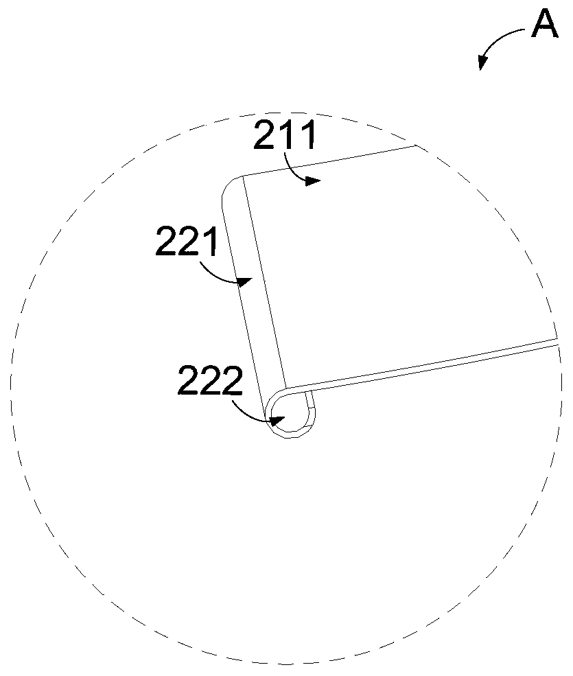 Ageing rack and ageing method of thermosensitive film