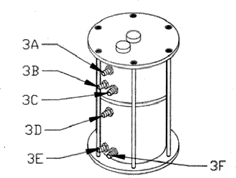 Correction method for color doppler ultrasonic diagnostic instrument detection device