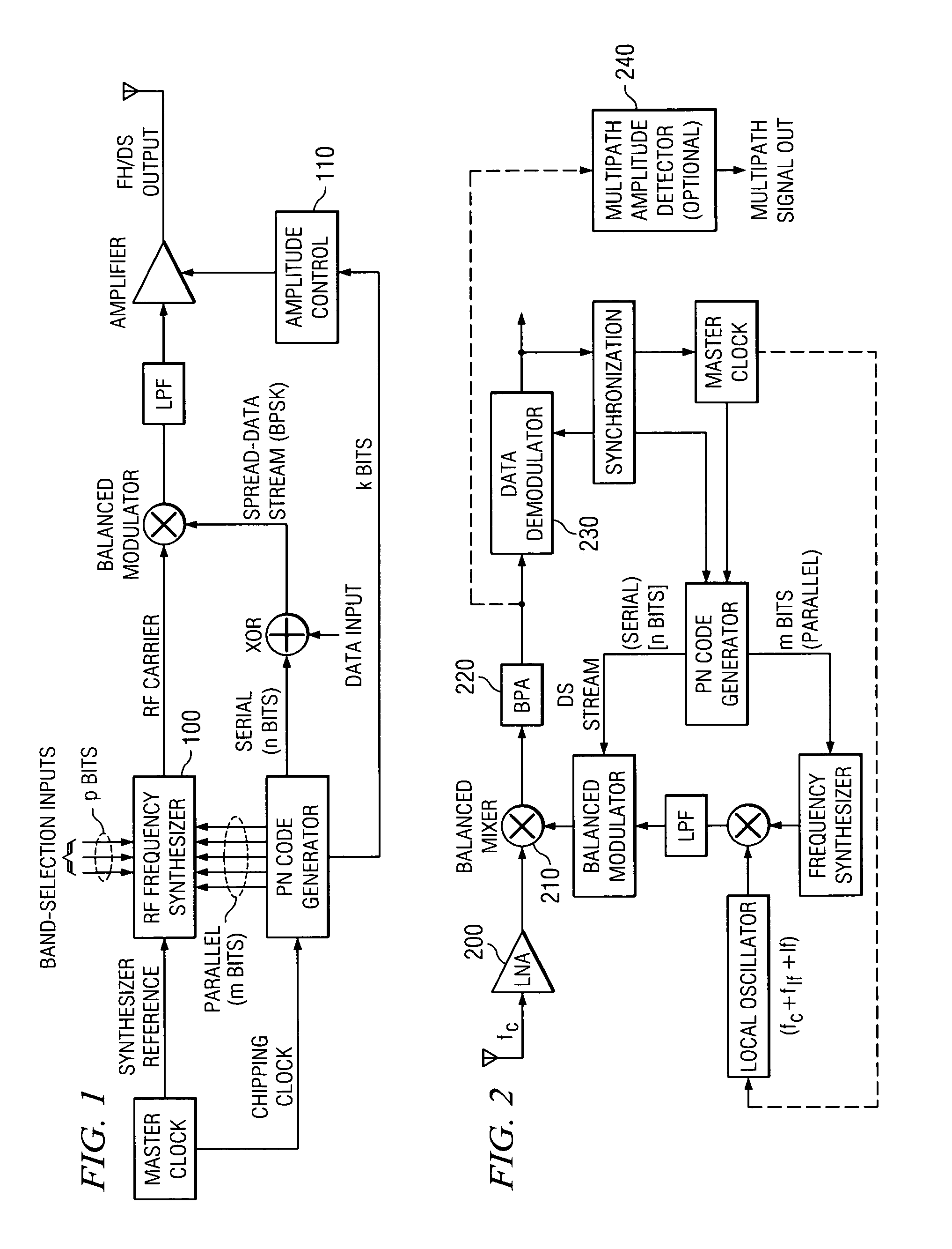 Hybrid spread spectrum radio system