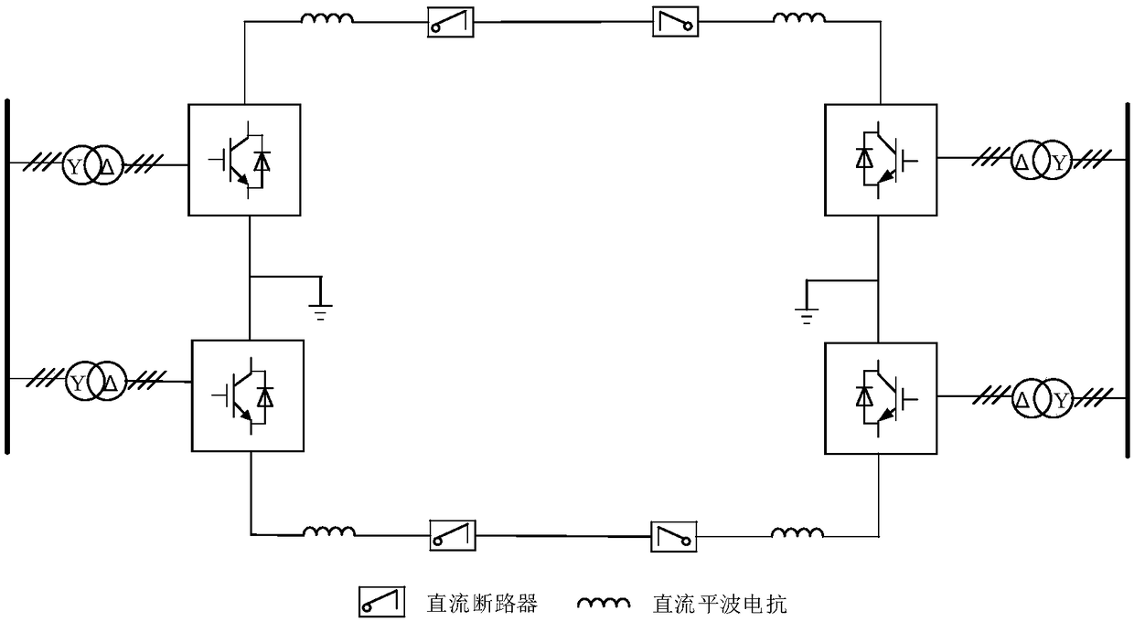 A single-pole ground fault ride-through and restoration method of symmetrical bipolar mmc DC side