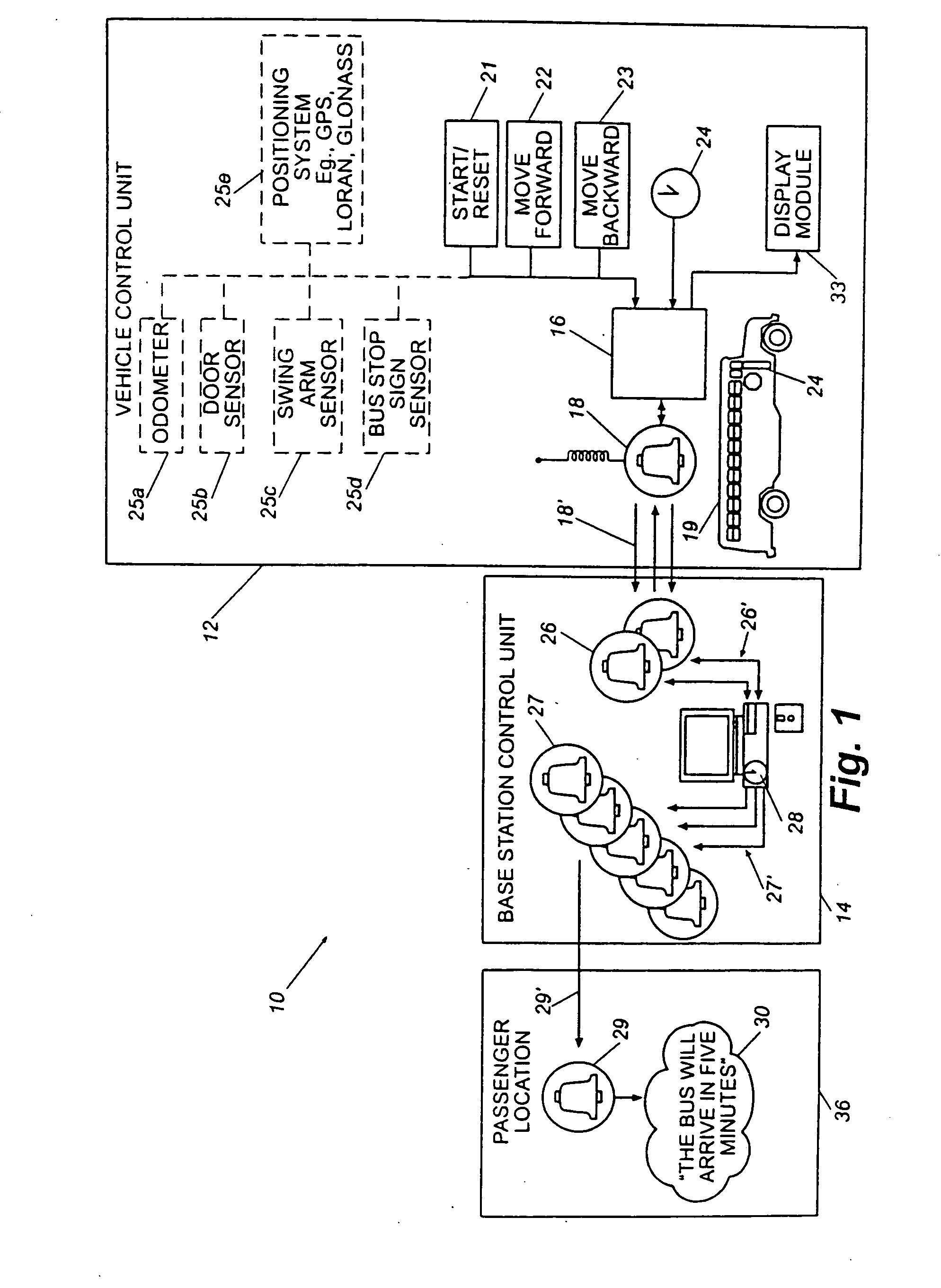 Advance notification system and method utilizing vehicle signaling