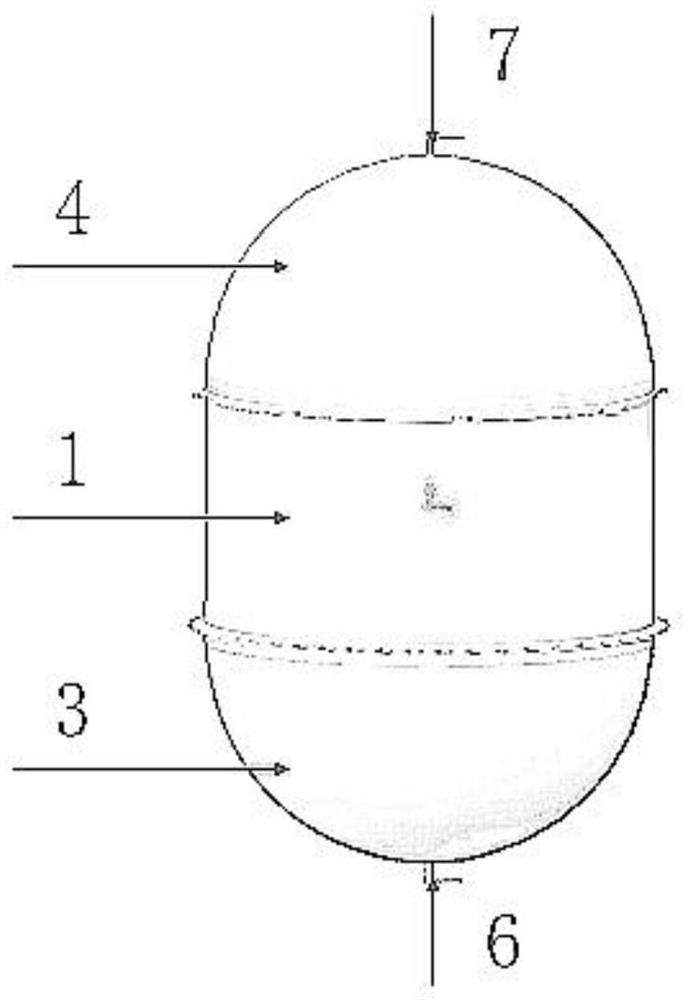 Large size high fundamental frequency lightweight surface tension storage tank