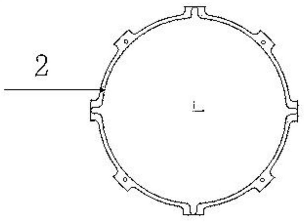 Large size high fundamental frequency lightweight surface tension storage tank