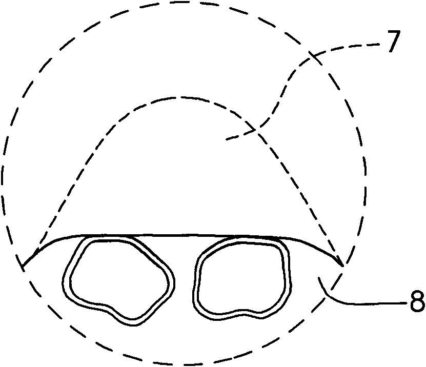 Method for producing structured, substrate-contacting surfaces