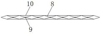 Suspended partition curtain for reducing heat exchange of refrigerator door opening-closing state cabinet cavity