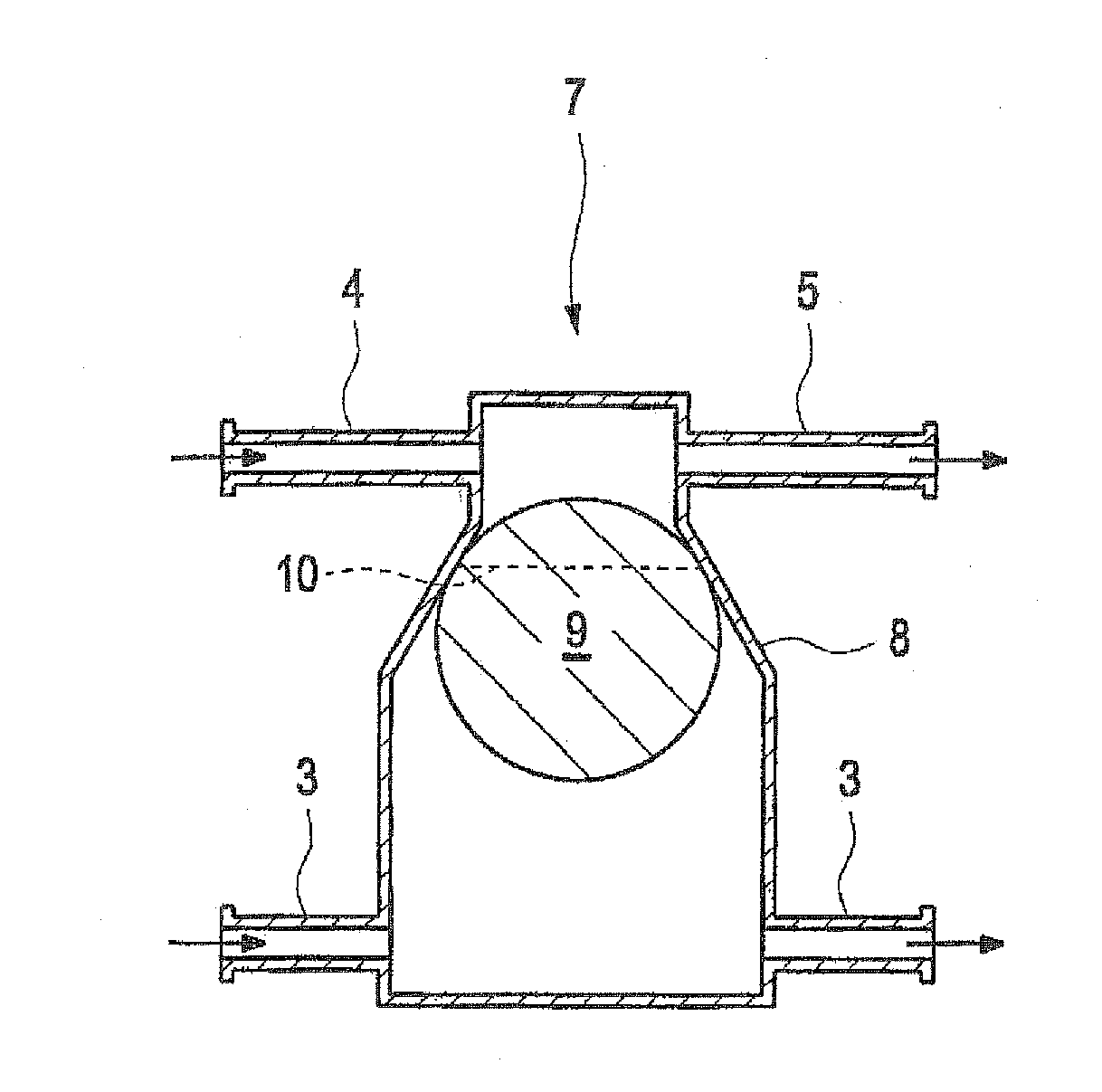 Valve arrangement for venting a coolant circuit of an internal combustion engine