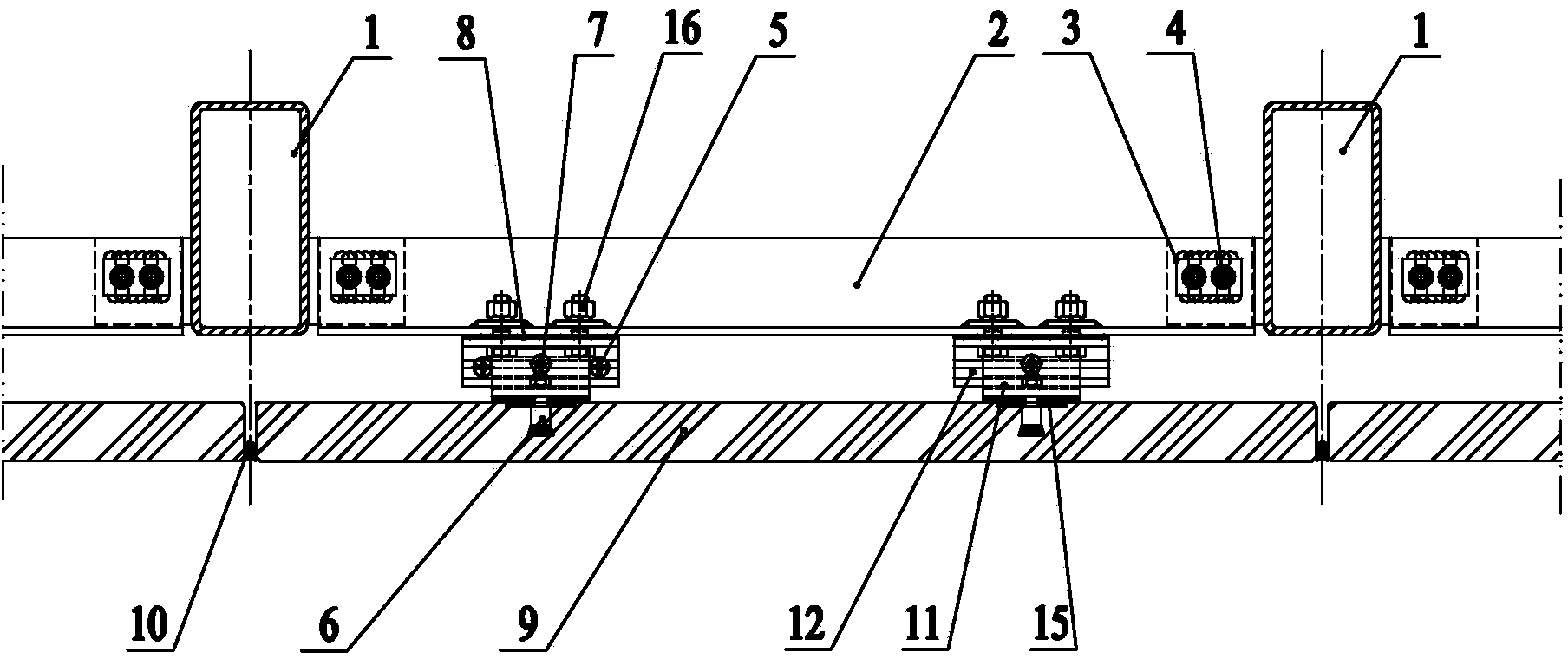 Back-tied stone curtain wall