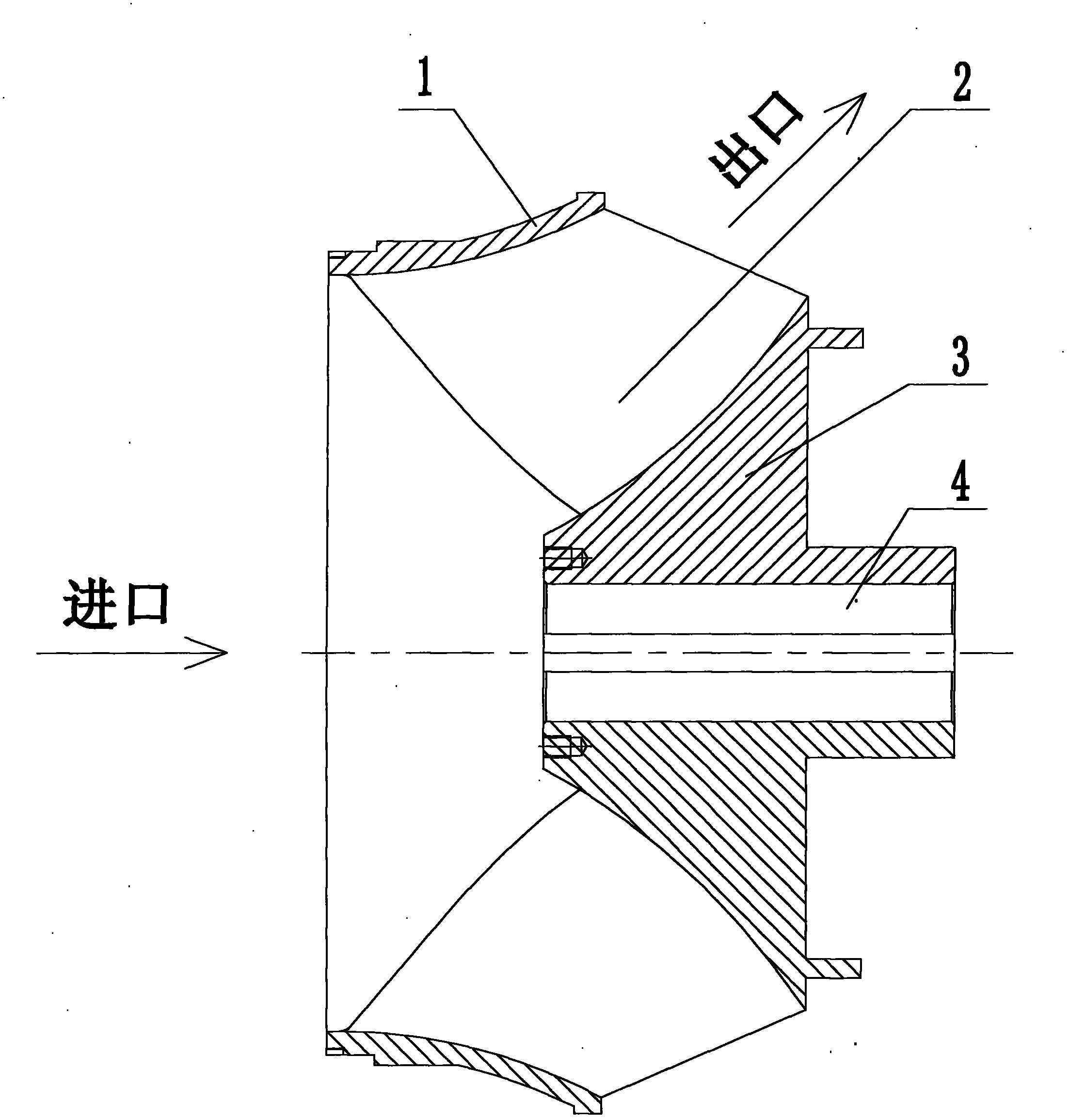 CFD (Computational Fluid Dynamics)-based modeling design method for nuclear main pump and designed million-kilowatt-grade nuclear main pump impeller