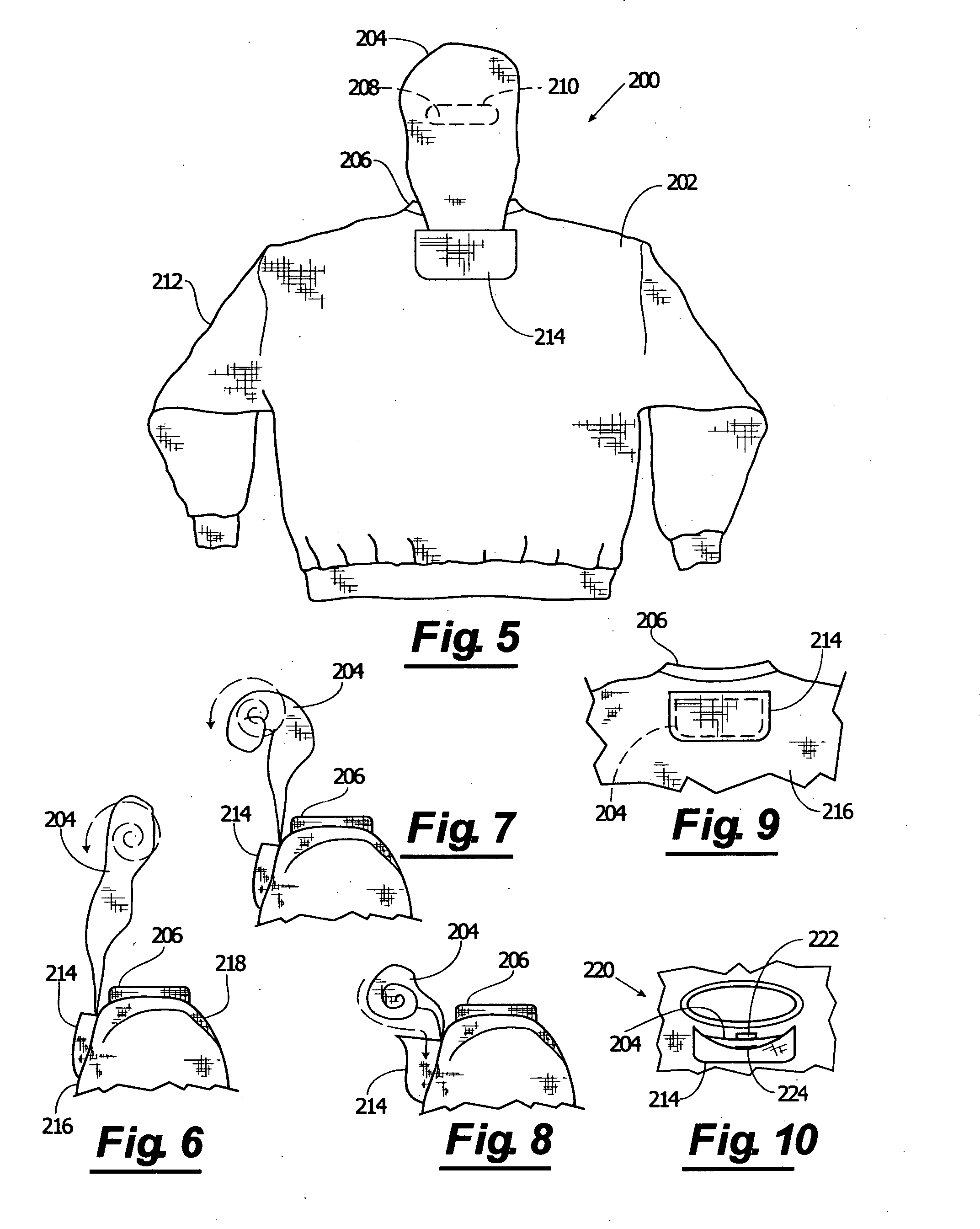 Garment having head-and face cover