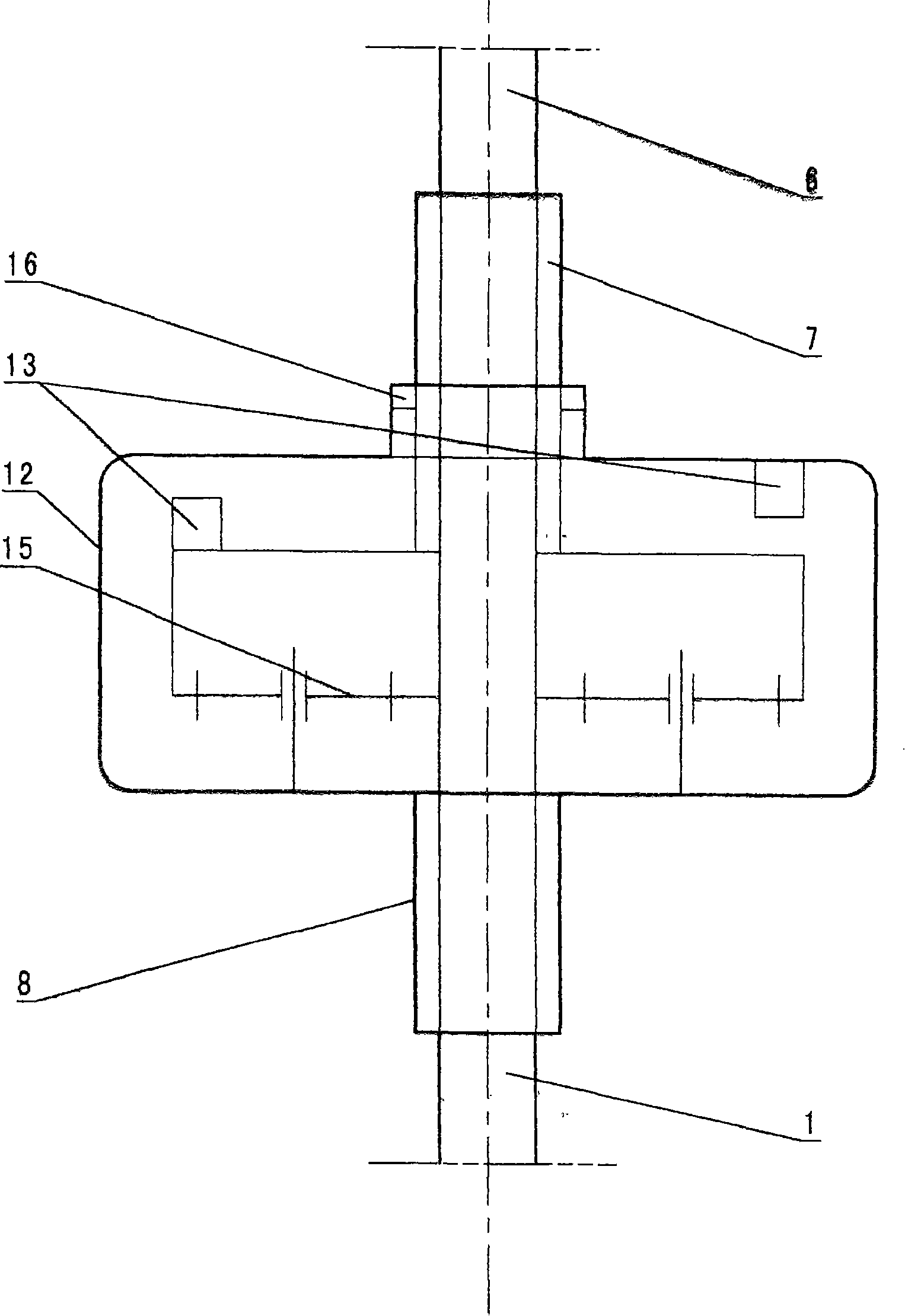 Full-automatic speed reduction clutch of washing machine