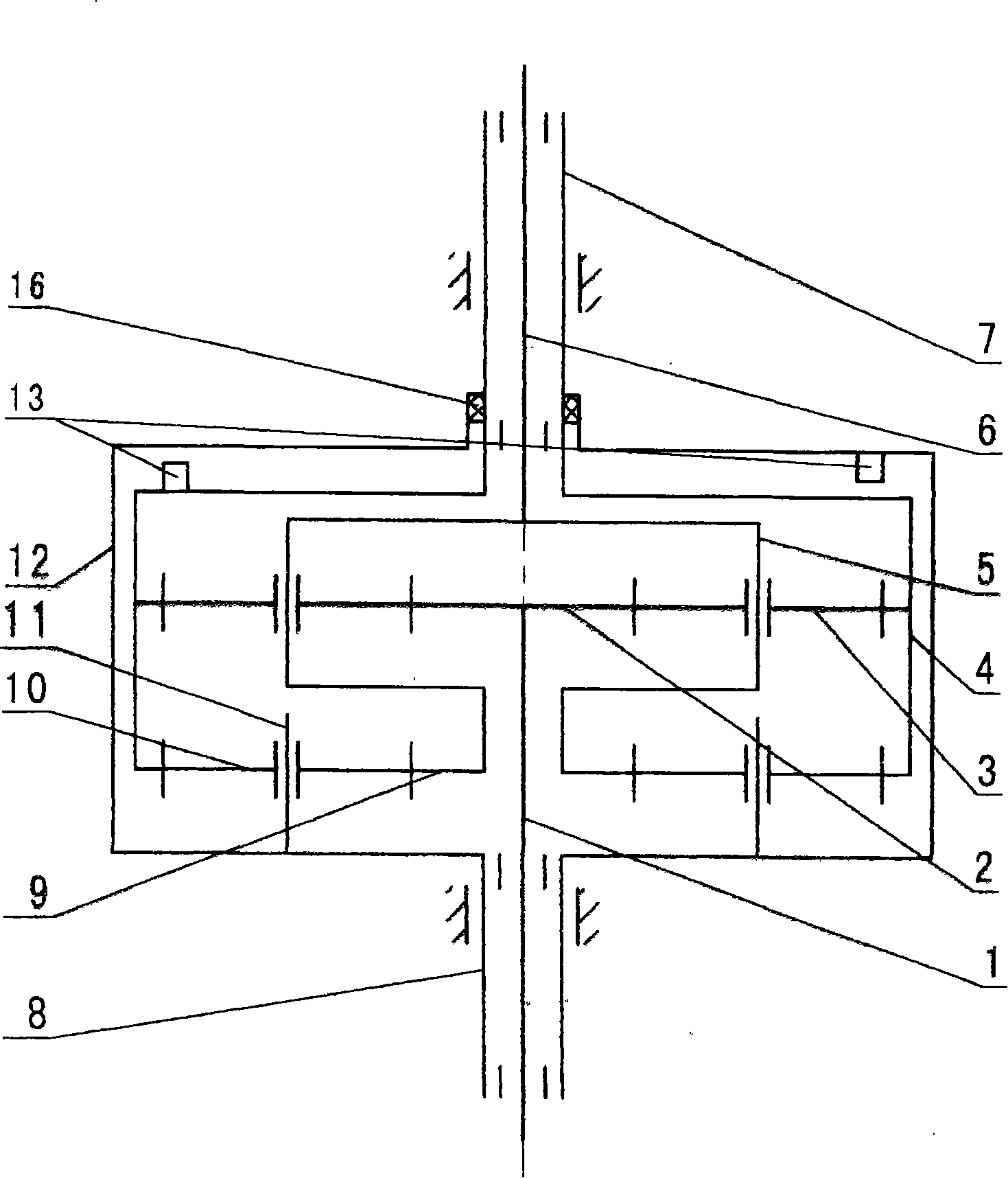 Full-automatic speed reduction clutch of washing machine