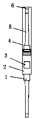 Efficient electronic temperature test rod