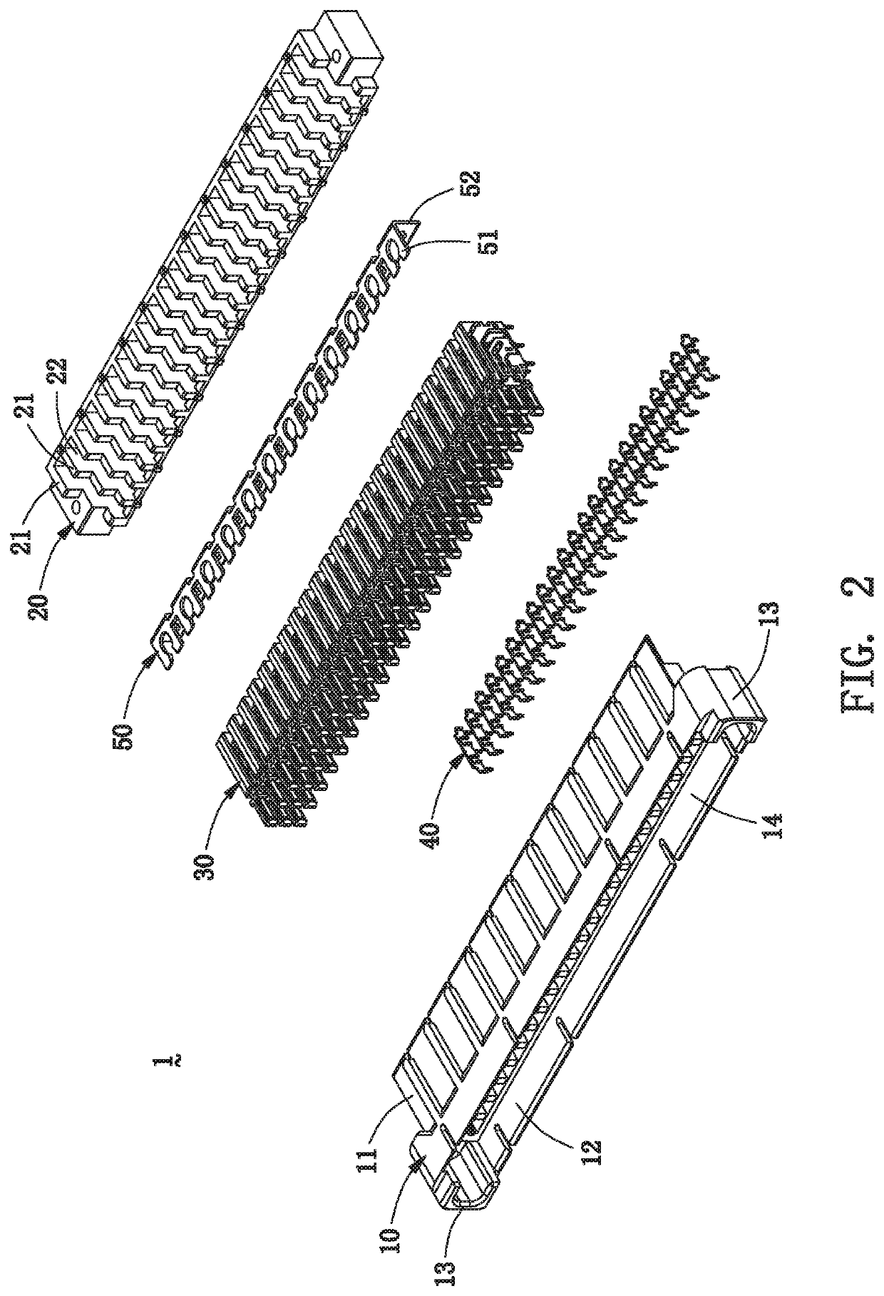 Double-shielded high-speed docking connector