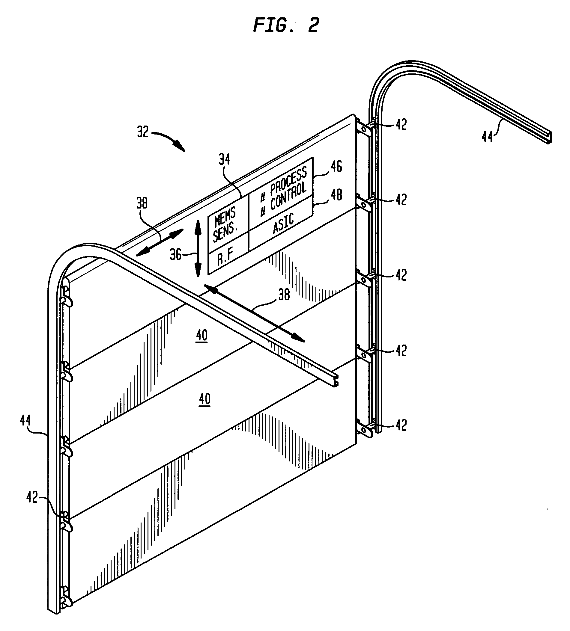 MEMS based garage door sensor