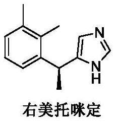 Preparation method of dexmedetomidine hydrochloride degradation impurity