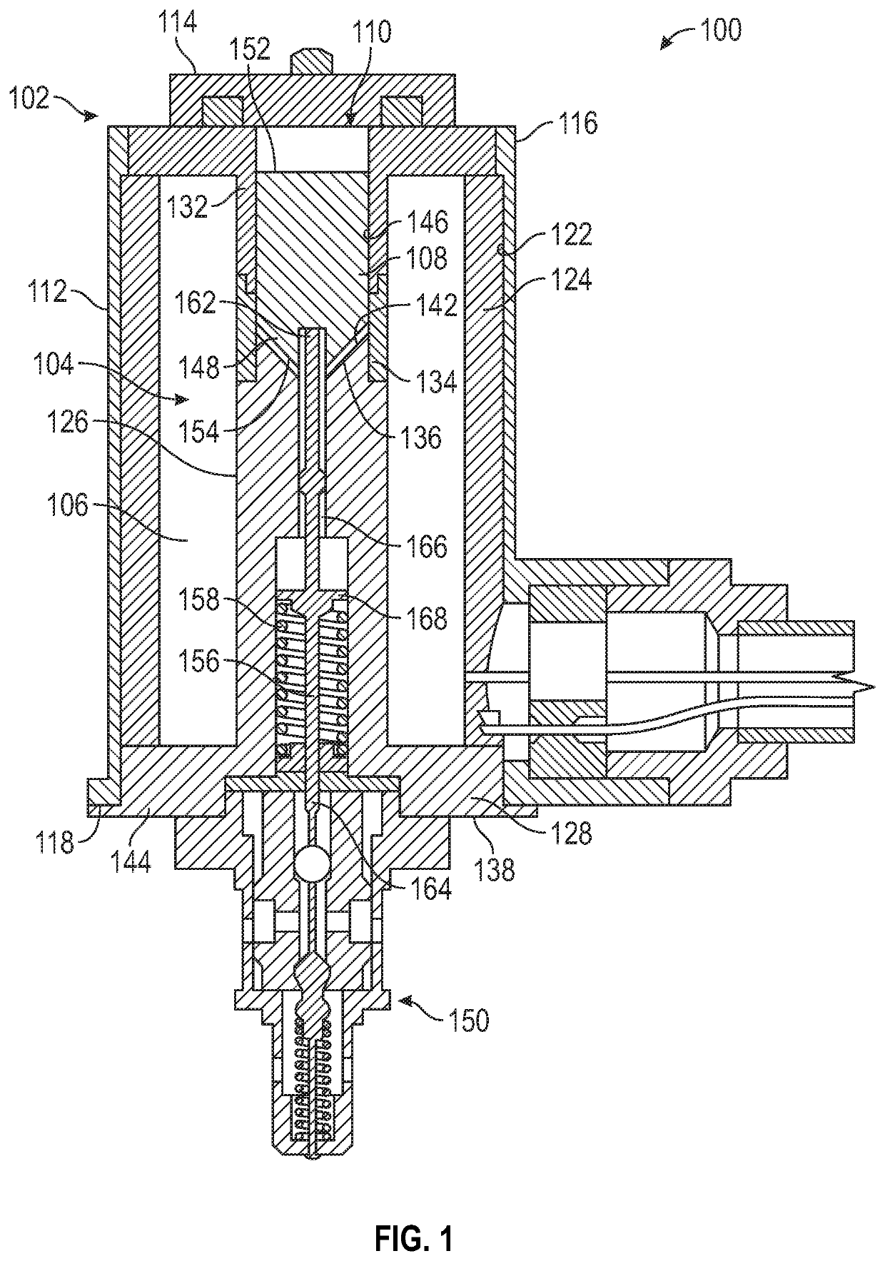 Solenoid including armature Anti-rotation structure