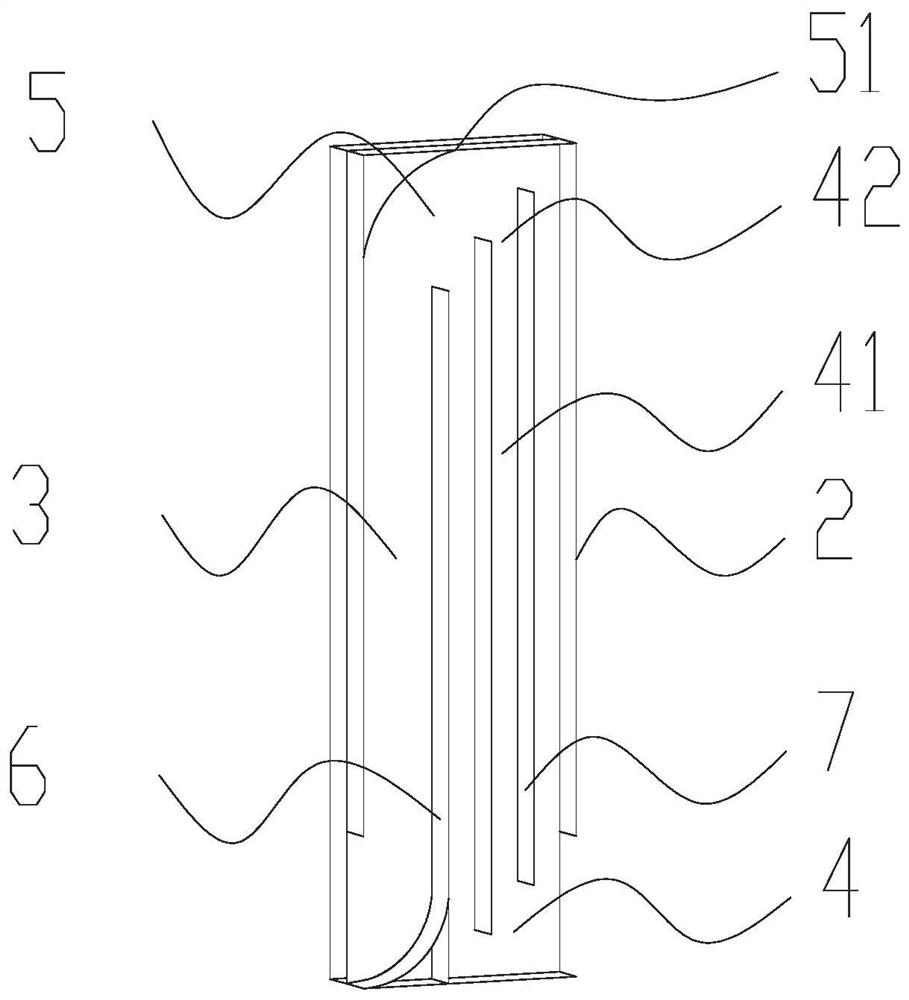 Heat exchange core plate, total heat exchange module, air interchanger and air conditioner