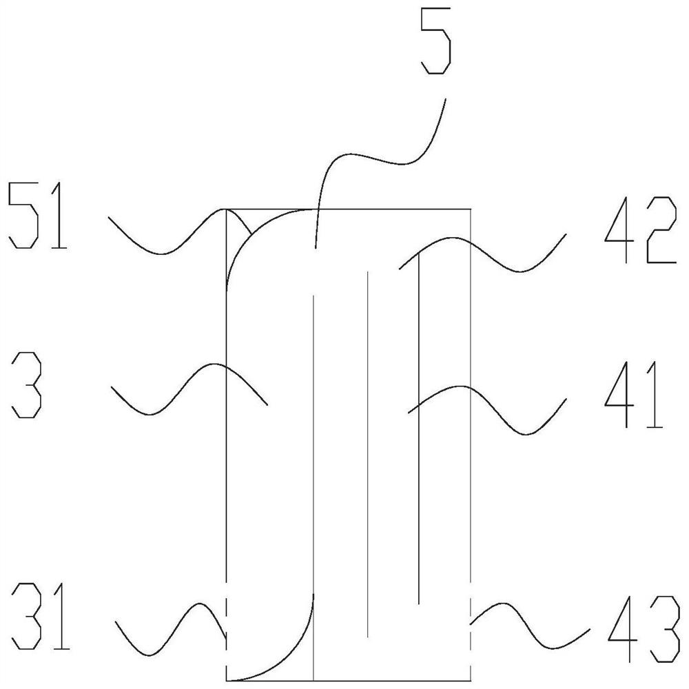 Heat exchange core plate, total heat exchange module, air interchanger and air conditioner