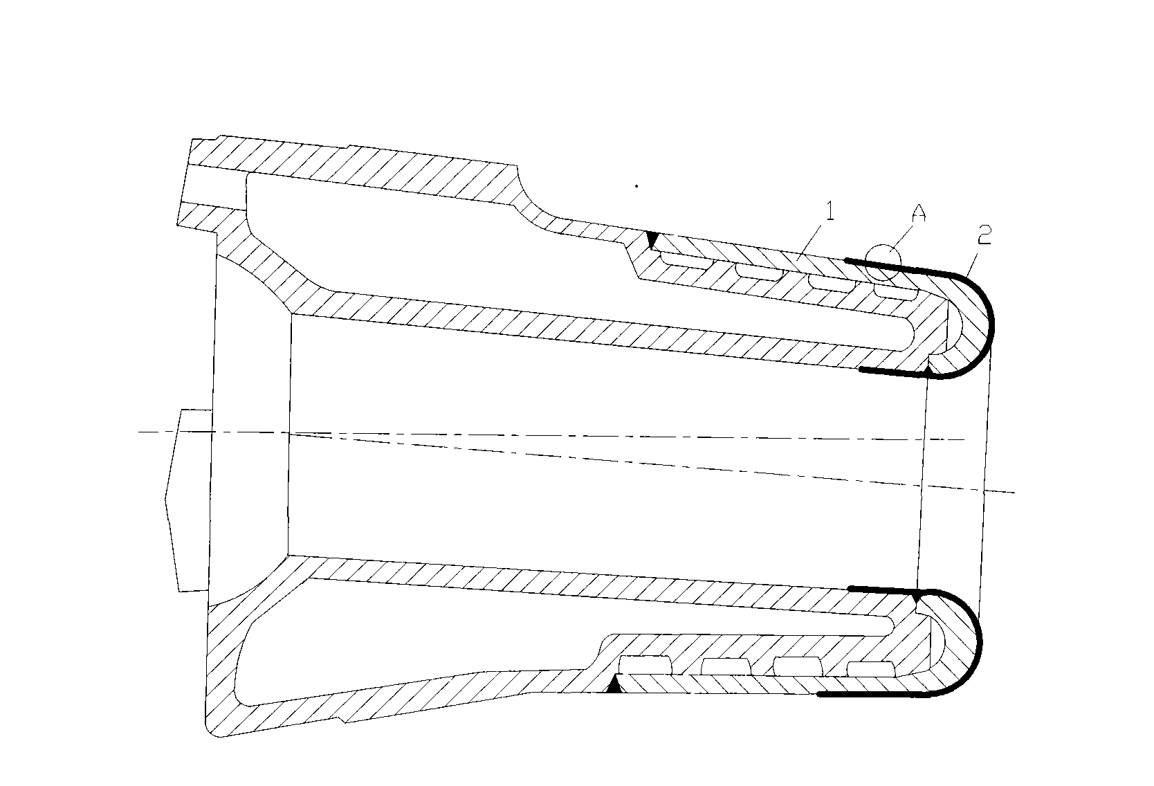 Tuyeres of blast furnace surface recombination coating and method for preparing the same