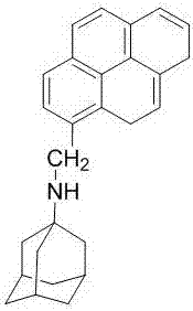 Ratio fluorescence probe for identification of nilotinib, preparation and identification method thereof