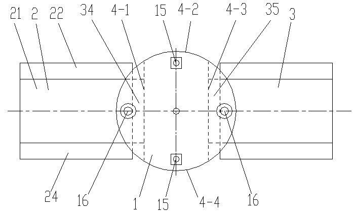 Tangential dynamic and static characteristic testing device of unit area faying surface