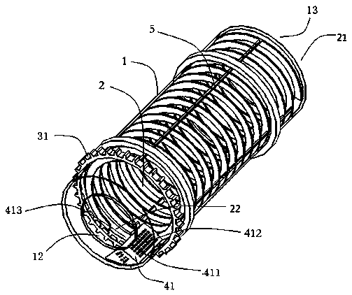 A screw conveying degreasing process