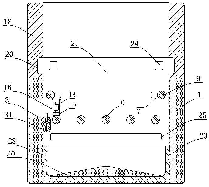 Full-automatic groove broacher for wood processing