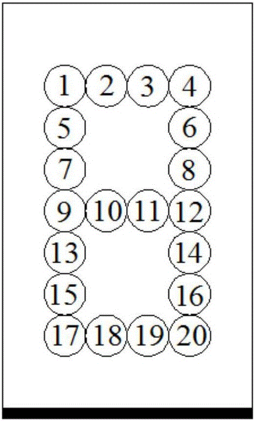 Magnetic liquid countdown apparatus