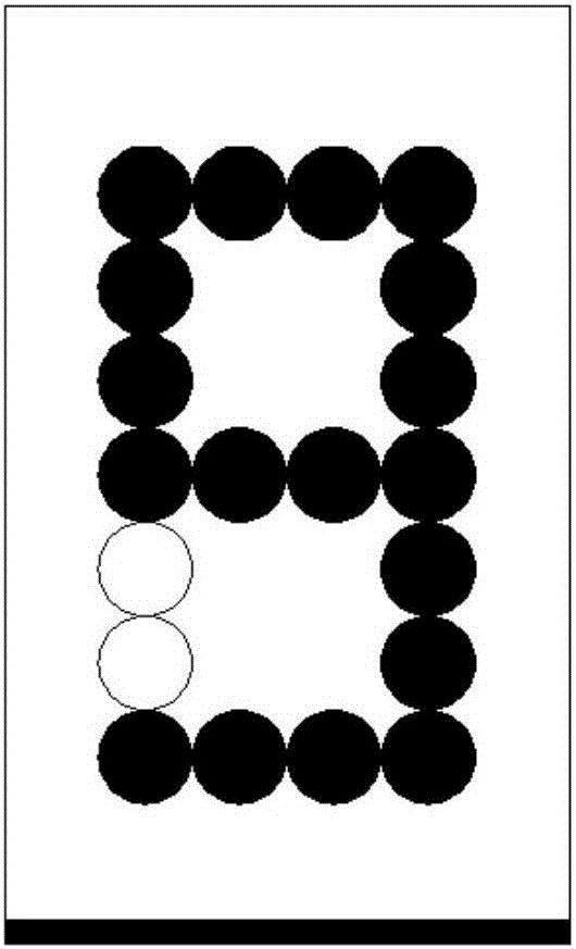 Magnetic liquid countdown apparatus