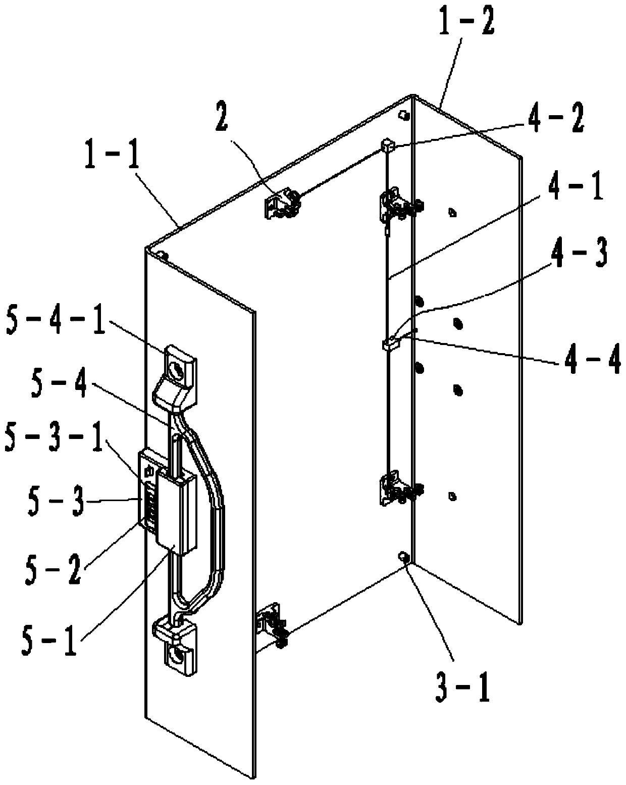 A locking mechanism for an electronic equipment chassis cover and its application method