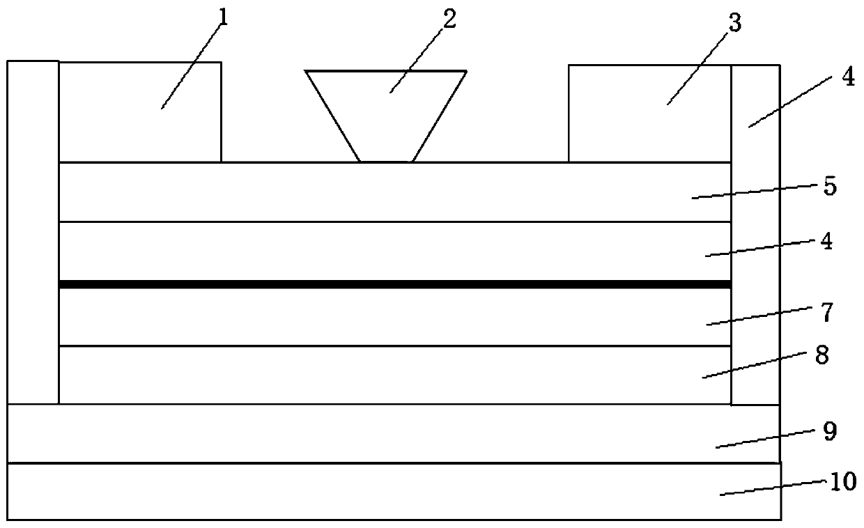 Insulating layer buried transistor structure and device