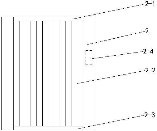 Mathematical probability demonstration device used for Pufeng needle throwing experiment