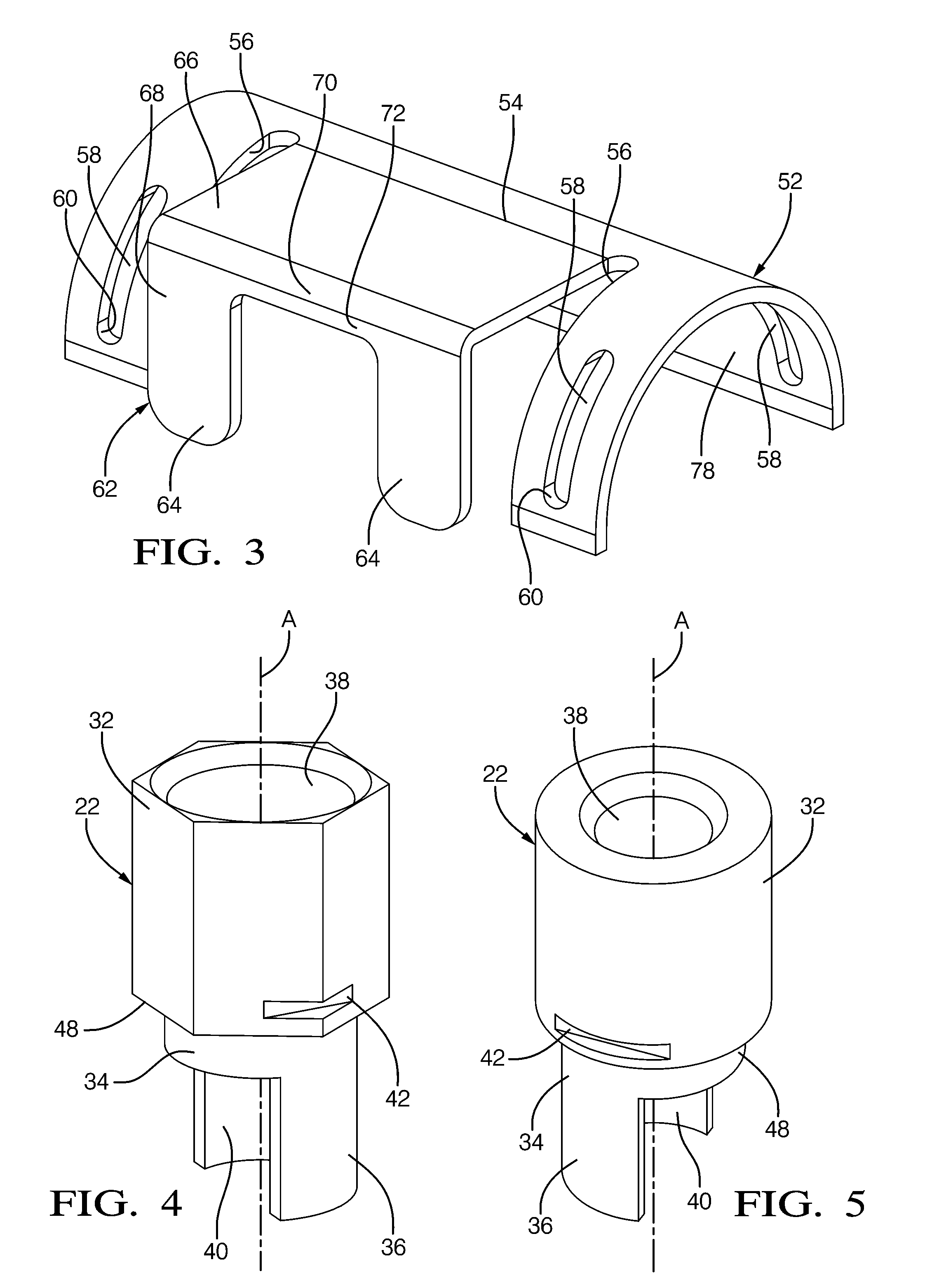 Assembly for fastening a fitting to a manifold