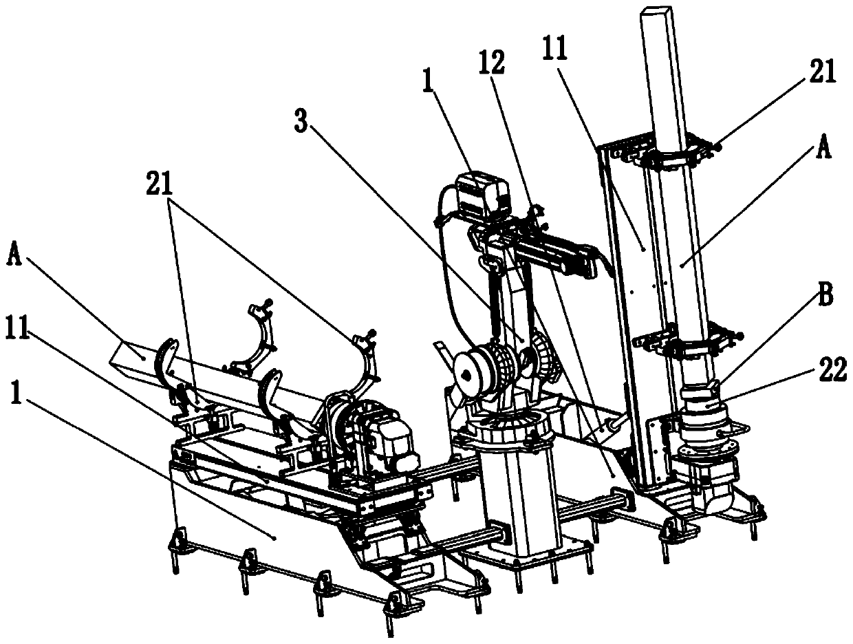 Aluminum rod welding device and welding method thereof