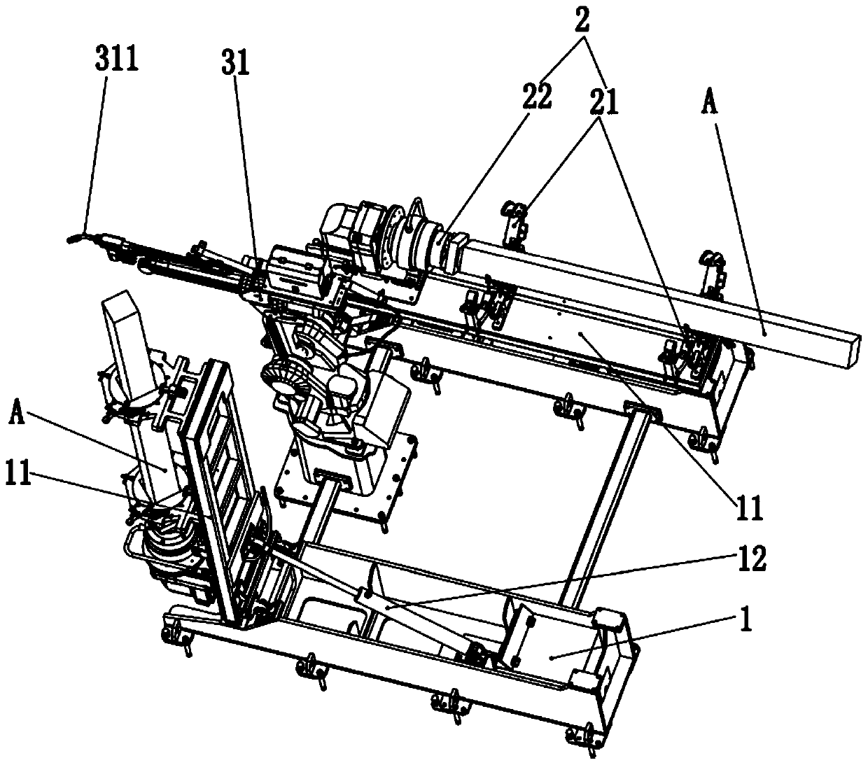 Aluminum rod welding device and welding method thereof