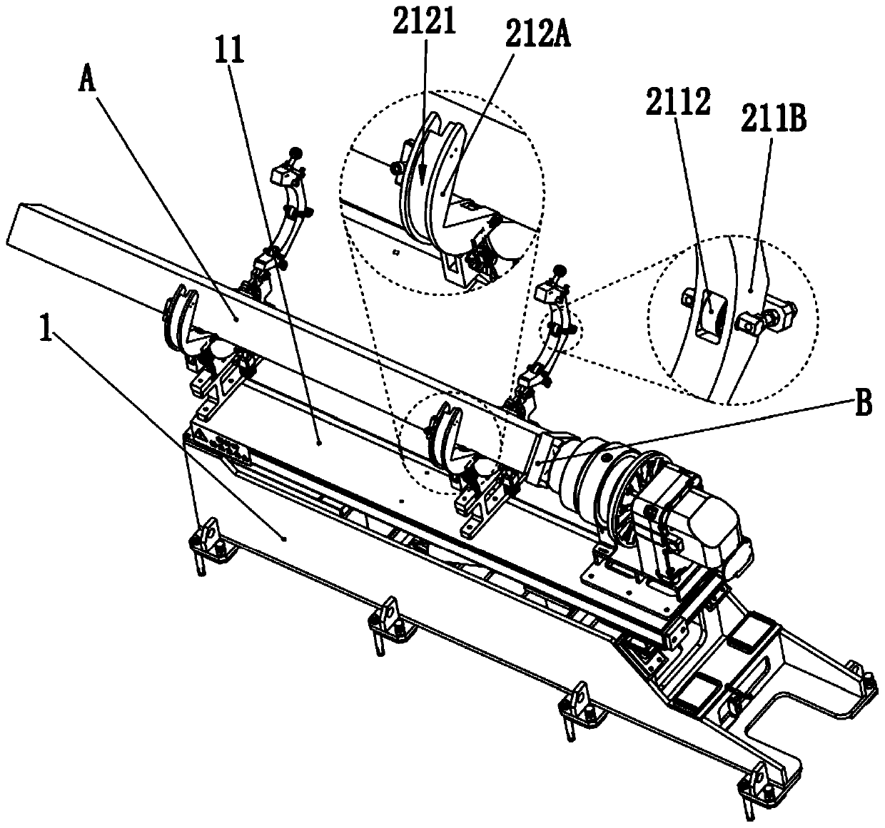 Aluminum rod welding device and welding method thereof