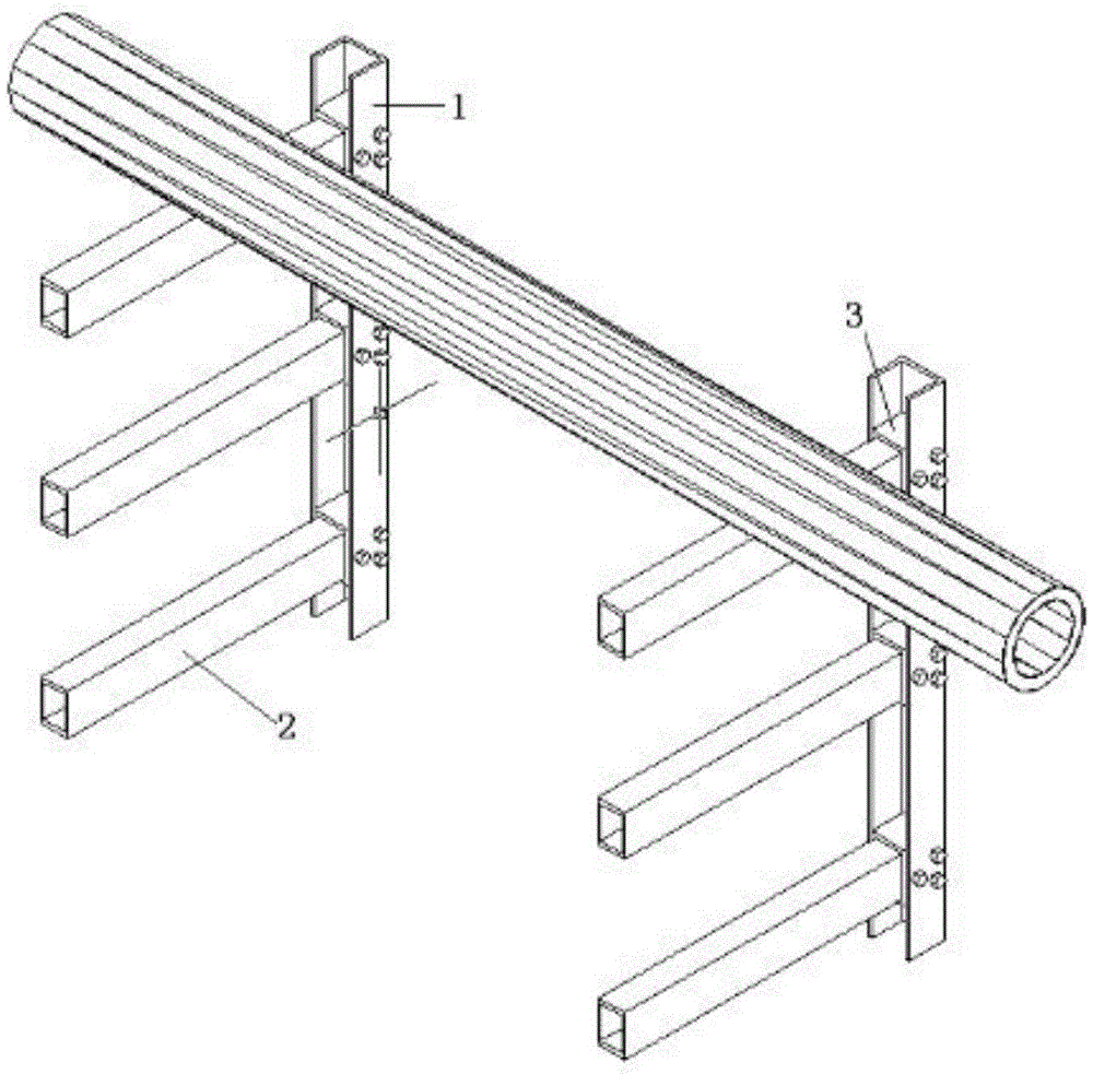 Combined type composite material bearing support