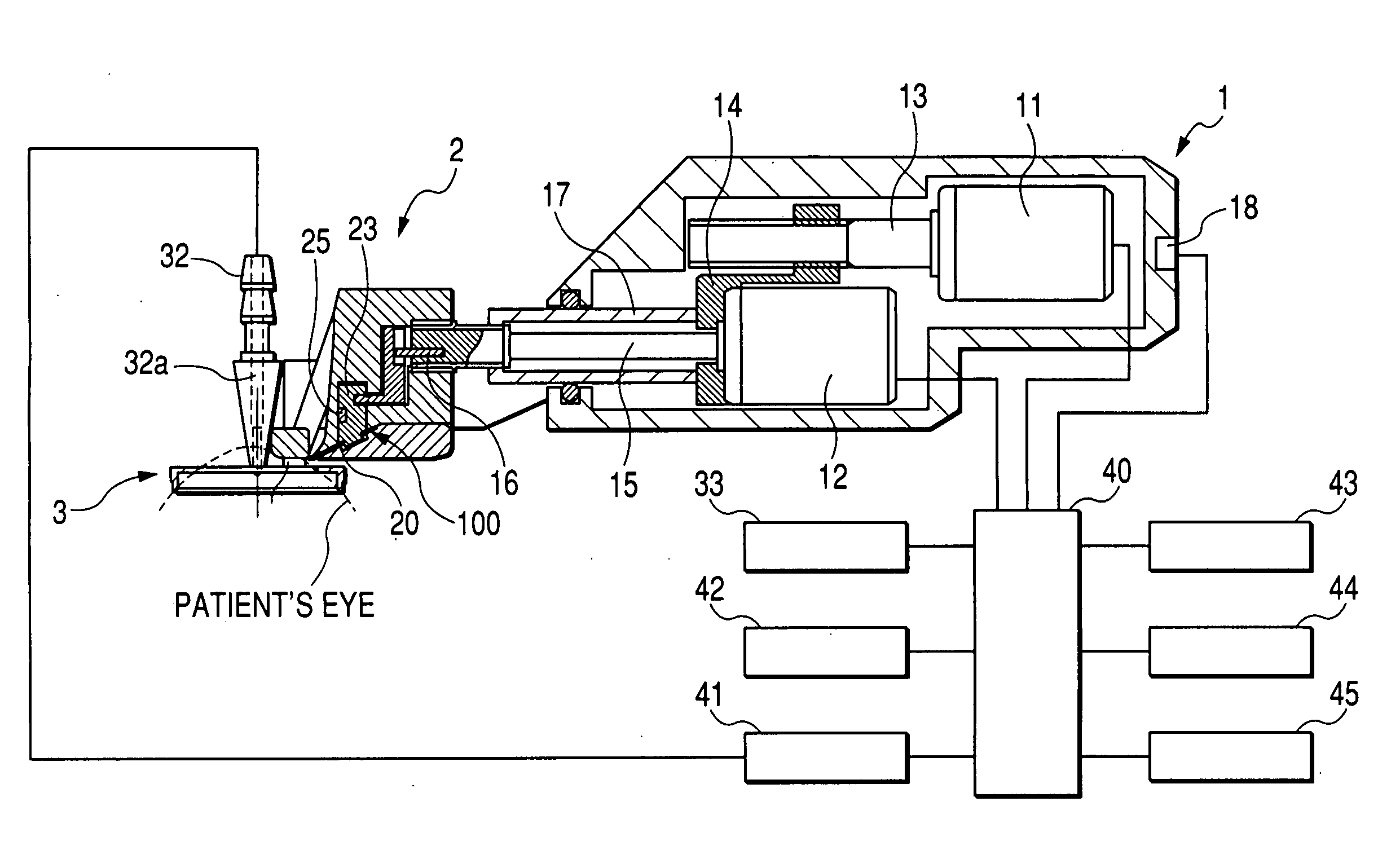 Corneal surgical apparatus and blade unit attached to corneal surgical apparatus for use in corneal surgery