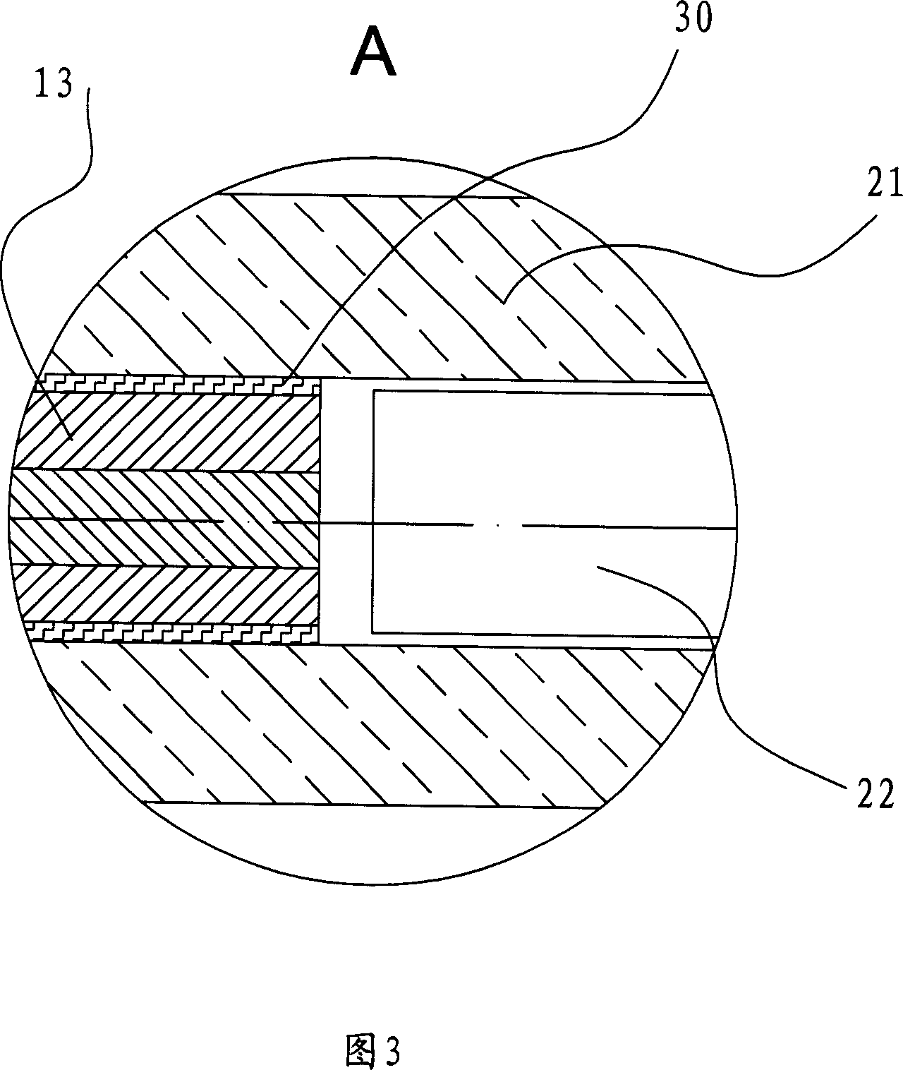 Combined material of aluminum oxide fringing copper and chromium-copper alloy and its producing method and use