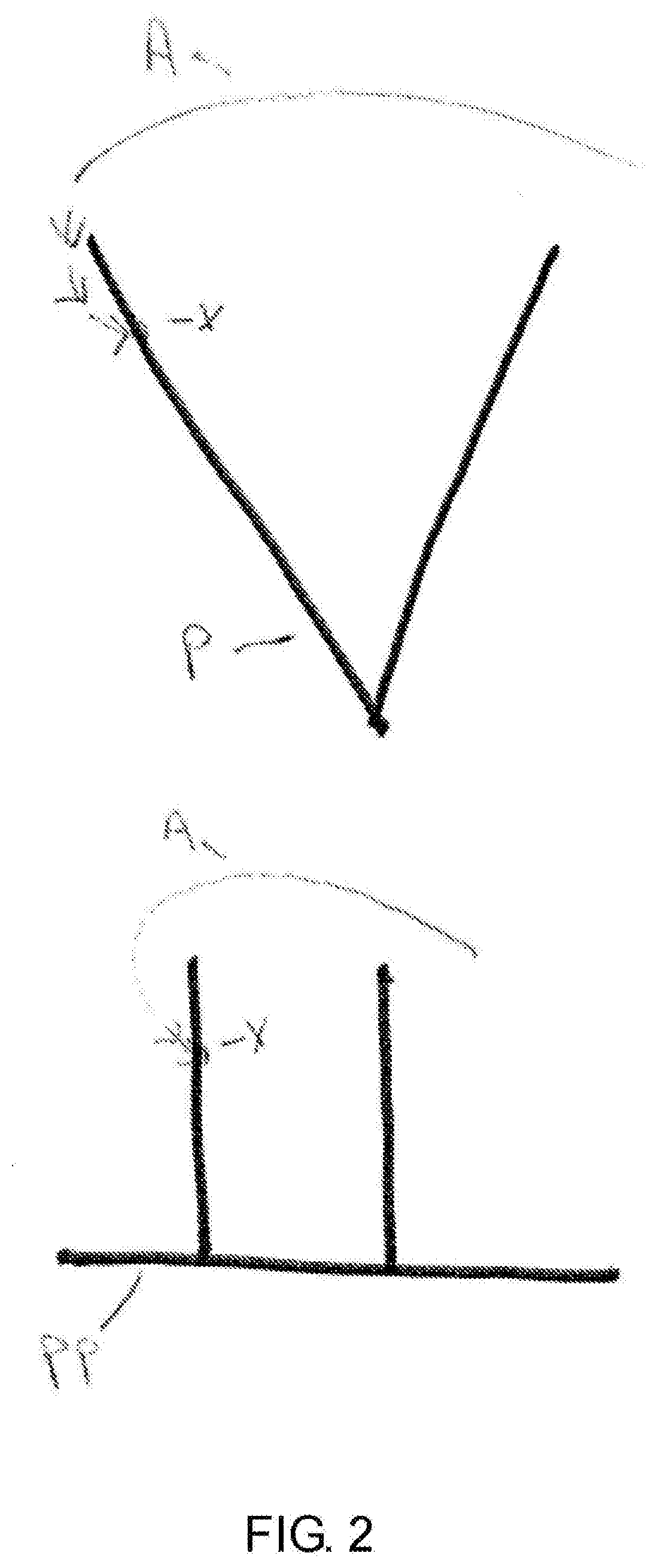 Dividing the arc of an angle into "n" number of equal parts.