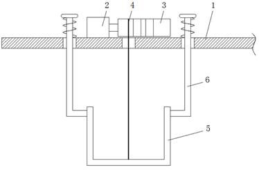 Clothing production dye device based on non-woven fabric lifting principle