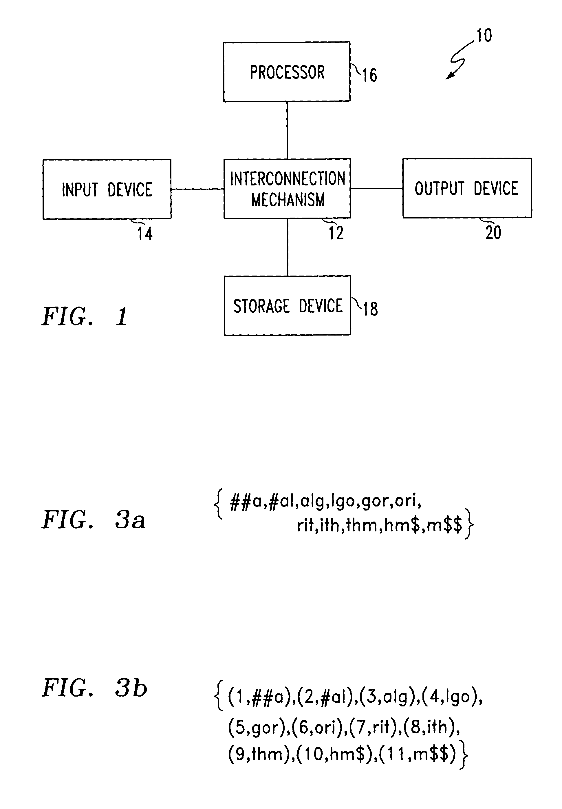 Method of performing approximate substring indexing