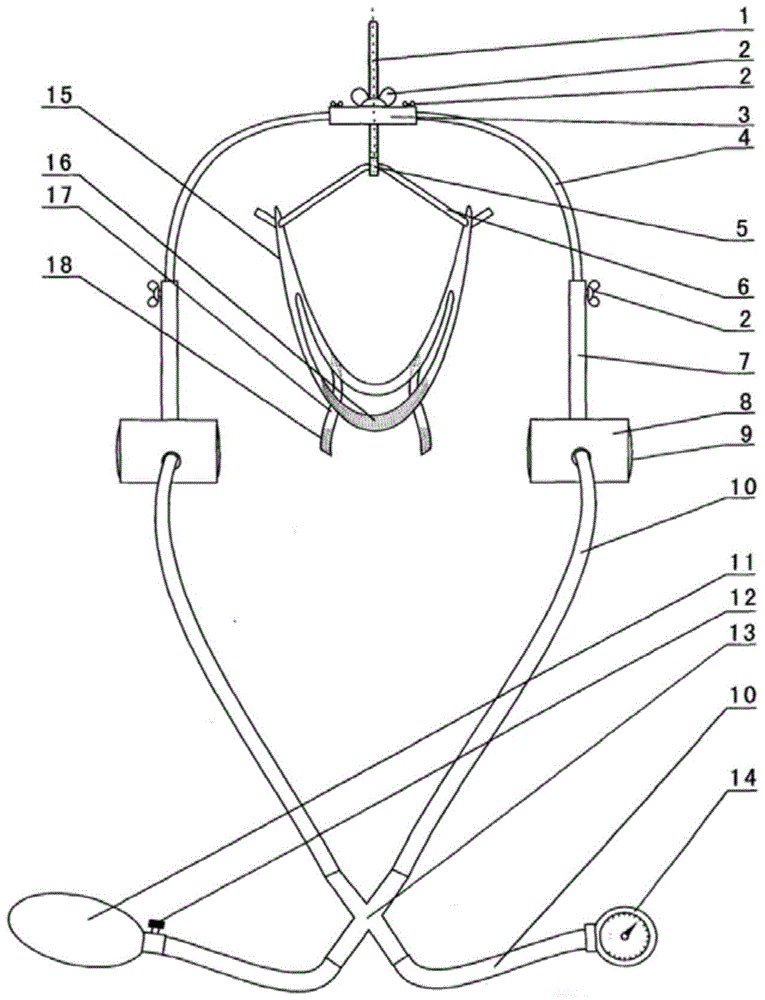 Intelligent cervical traction therapy instrument