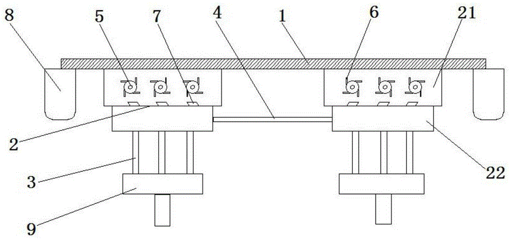 Rolling mill strip machining and purging device